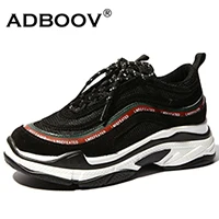 ADBOOV High Top Sneakers Homens Unisex Malha