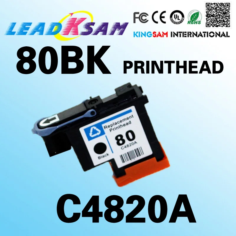 Для 80 совместимых C4820A C4821A C4822A C4823A печатающая головка совместима с hp80 Designjet 1000 1050c