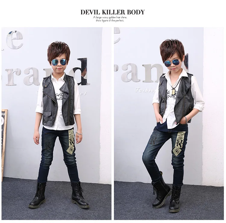 Boots Kids Genuine Leather Winter Fur Ankle Boots For Boys Toddler Fashion Girls Snow Boots Childrens Shoes