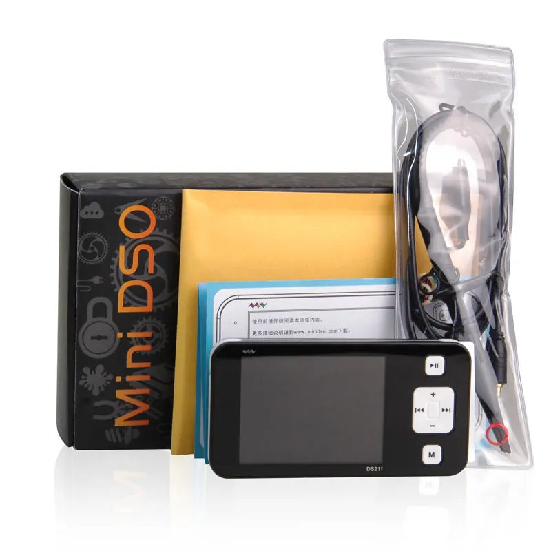 New Version Mini ARM DSO211 Digital Oscilloscope Portable Pocket-sized Nano Handheld Digital Storage Oscilloscope 6