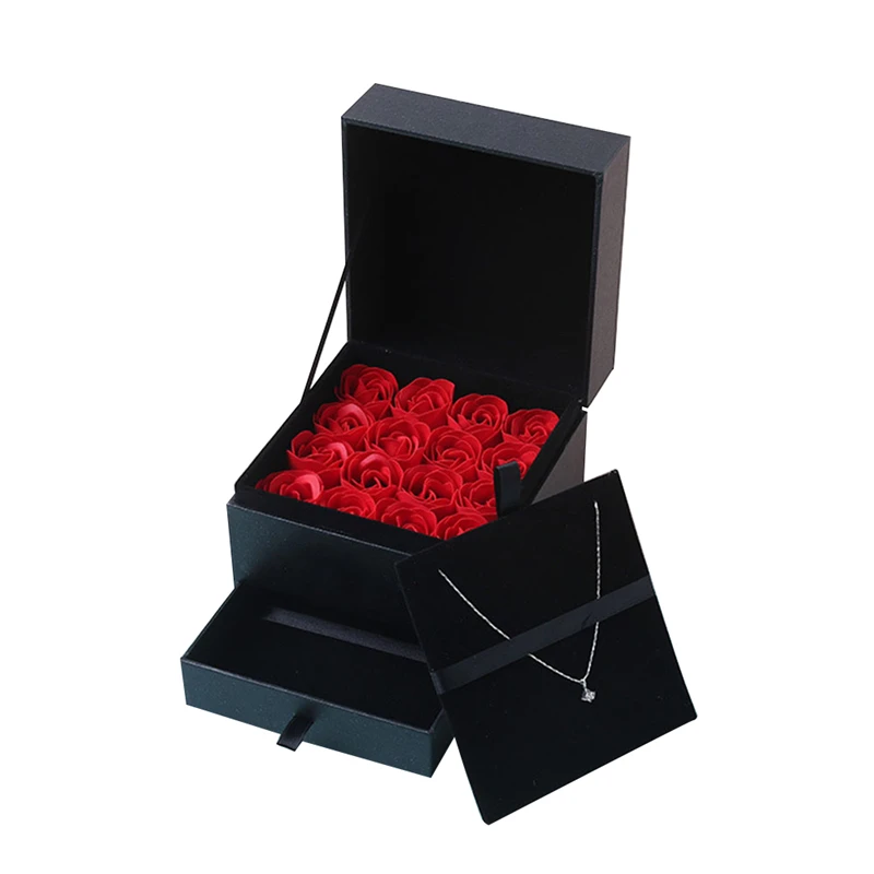 Моделирование мыло в форме розы с коробкой свадебный сувенир День Святого Валентина подарок на день рождения красивый подарок для матери P20