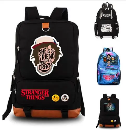 

IPCCM Stranger Things School Bag Men Women's Backpack Student School Bag Notebook Backpack Daily Backpack