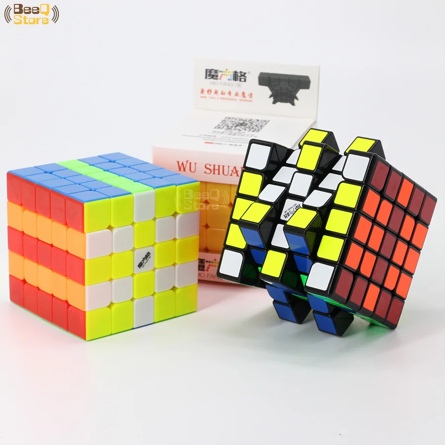 Qiyi mofangge 5x5 wushuang Magic Cube Скорость куб головоломка Мэджико Cubo черный Stickerless Развивающие игрушки 5 слоев 5x5x5 wca