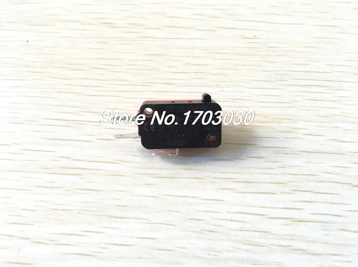 

RV-16-1C25 SPDT Momentary Push Button Micro Switch Microswitch 1pcs