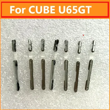 

100% Original Silver up/down volume & power button for CUBE U65GT Talk 9x tablet power & volume Side keypads replacement parts