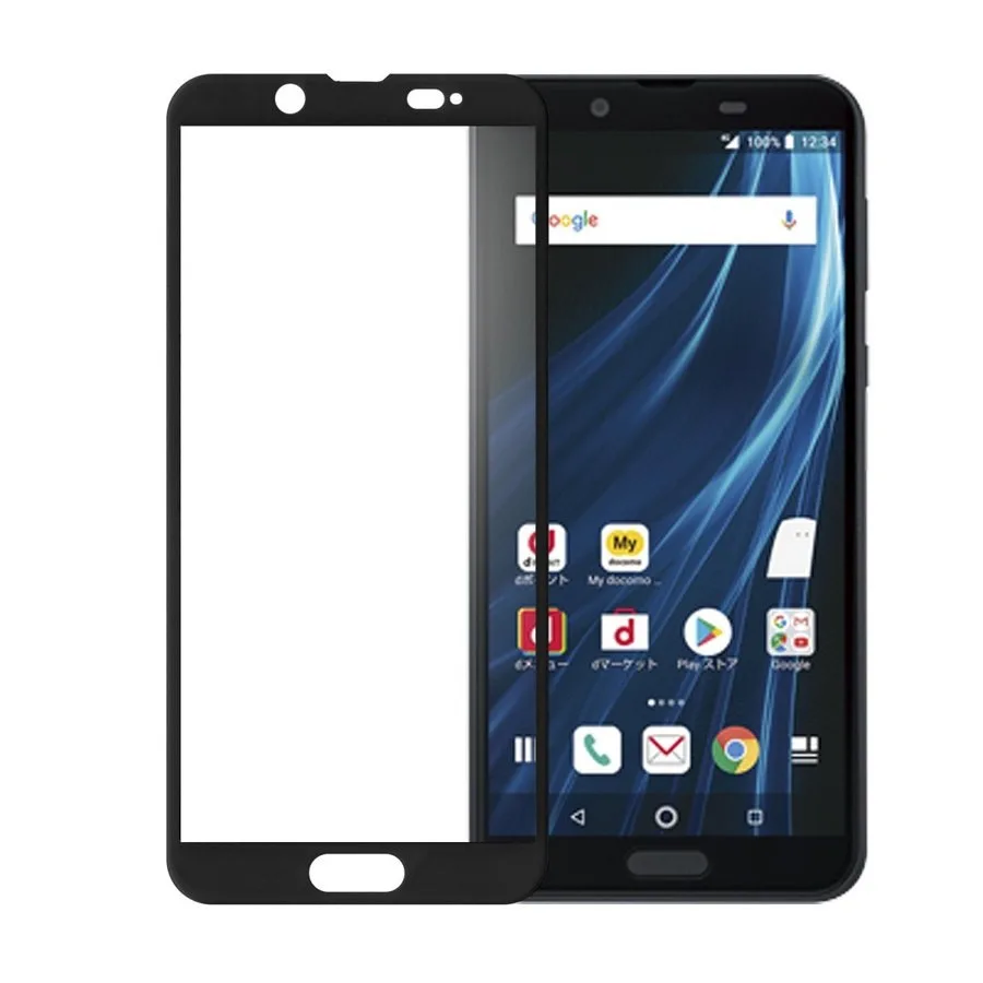 

3D Curved Tempered Glass For Sharp Aquos SENSE2 SH-01L SHV43 Full screen Cover Screen Protector Film For Sharp Aquos SENSE2