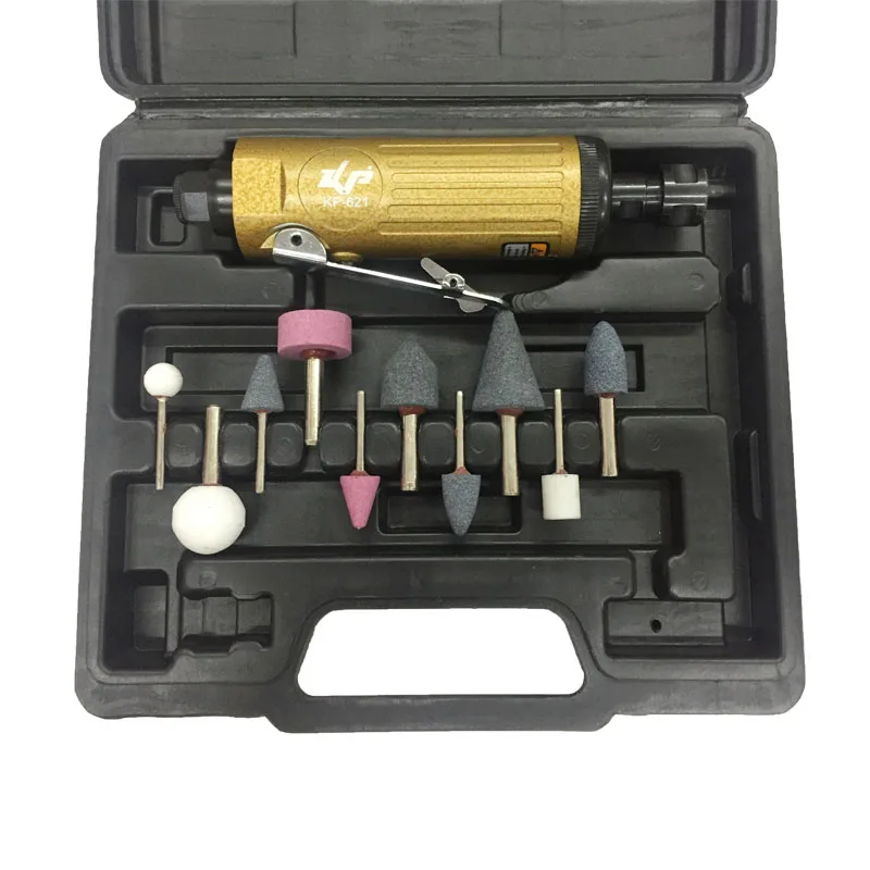 

KP-621 Handheld Pneumatic Grinder Pneumatic Polishing Machine Pneumatic Tool Set Grinding Head Abrasives