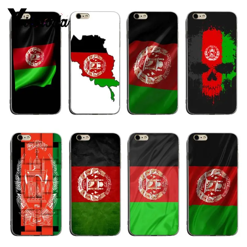 

Yinuoda Afghan Afghanistan AF flag Banner Protective transparent soft tpu Phone Case For iPhone X XS XR XsMax 8plus 6 6s 7 7plus