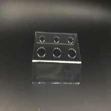 6 отверстий Акриловые татуировки инструмент держатель для Microblading пигментные чернила чашки Перманентный макияж татуировки аксессуары