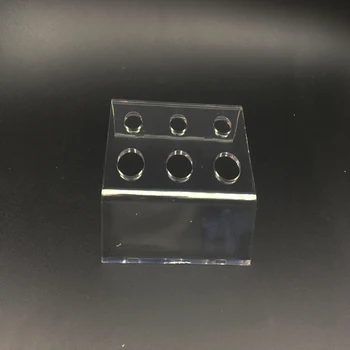 

6 Holes Acrylic Tattoo Tool Holder Stand For Microblading Pigment Ink Cup Machine Permanent Makeup Tattoo Accessories