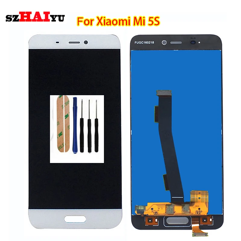 

SZHAIYU 1920x1080 5.15'' LCD For Xiaomi 5S Mi 5S Mi5S LCD Display Touch Screen Digitizer Panel Replacement Parts Assembly