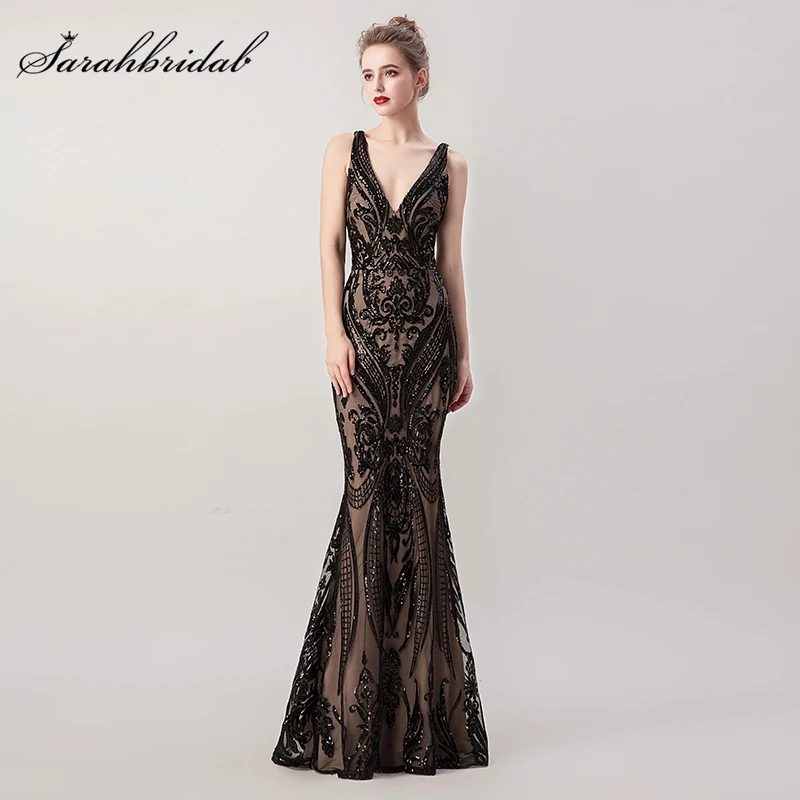 Robe De Soiree, Русалка, вечерние платья, съемный v-образный вырез, аппликация, сексуальный пояс, кристалл, тюль, вечерние платья, реальные фотографии, WT5265