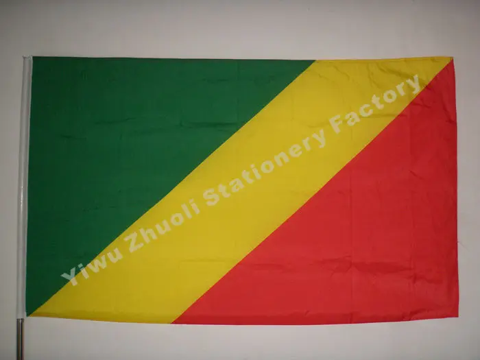 

Congo Flag 150X90cm (3x5FT) 115g 100D Polyester Double Stitched High Quality Free Shipping