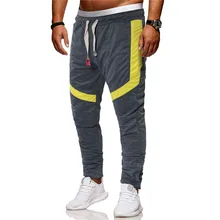 Мужские спортивные брюки, дышащие, в полоску, пэчворк, свитер, брюки, джоггеры, брюки простого размера плюс, мужская спортивная одежда для тренировок