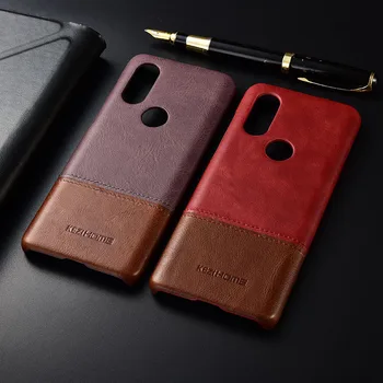 

For MOTO P40 Case Cover Shockproof Genuine Leather Hard Back Cover Case For Motorola p40 phone case