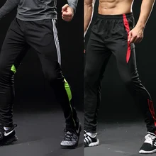 Gym Running Pants for Men Athletic Football pants Soccer Training Pants Fitness Workout Jogging Quick Dry Running Sport Trousers