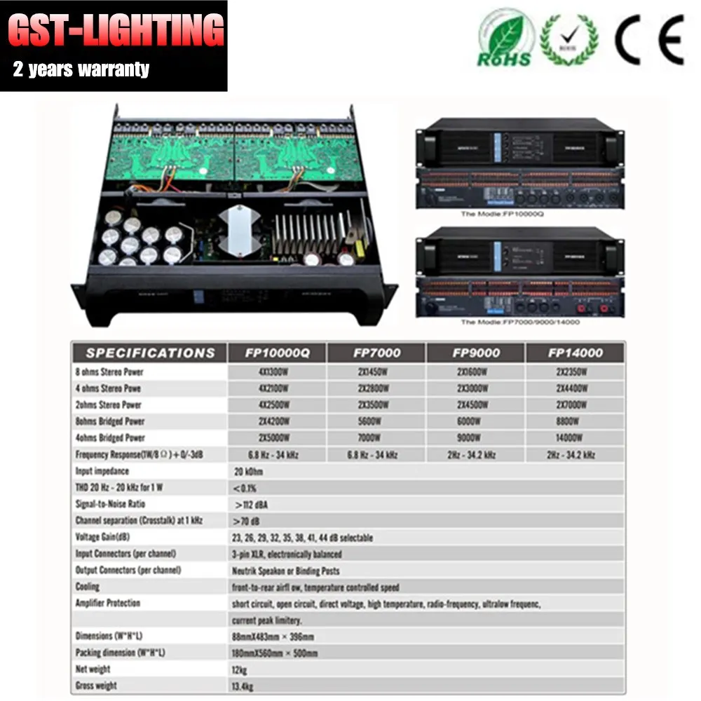 

fp10000Q sound audio amplifier line array 4 channels 1350W lab gruppen fp 10000q fp10000q