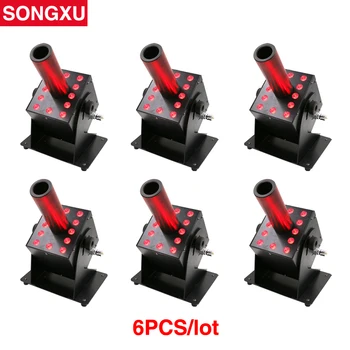 

6pcs/lot Pro DJ Equipment LED Co2 Jet Machine 12 x 3W RGB 3IN1 CO2 Jet Machine Smoke Machine for nightclub party DJ/SX-CM300