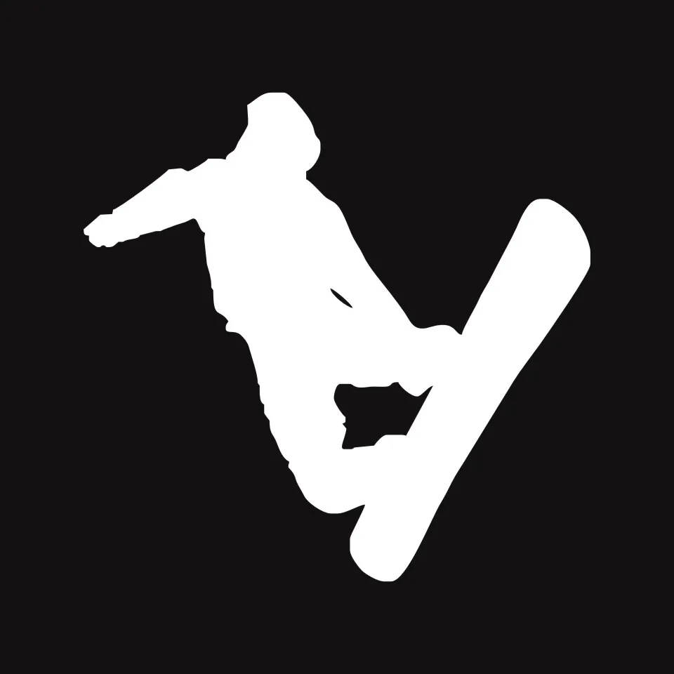Cunymagos Figure Skating Ski Snowboarding Stickers Car Window Glass Body Decoration Decal Accessories Sticker Auto 12.812 (4)