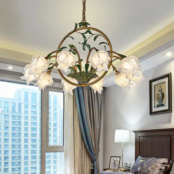 

American Country Pastoral Style LED Pendant Lamp Restaurant Simple Lighting Light Fixture Loft Pendant Lights Modern Home Decor