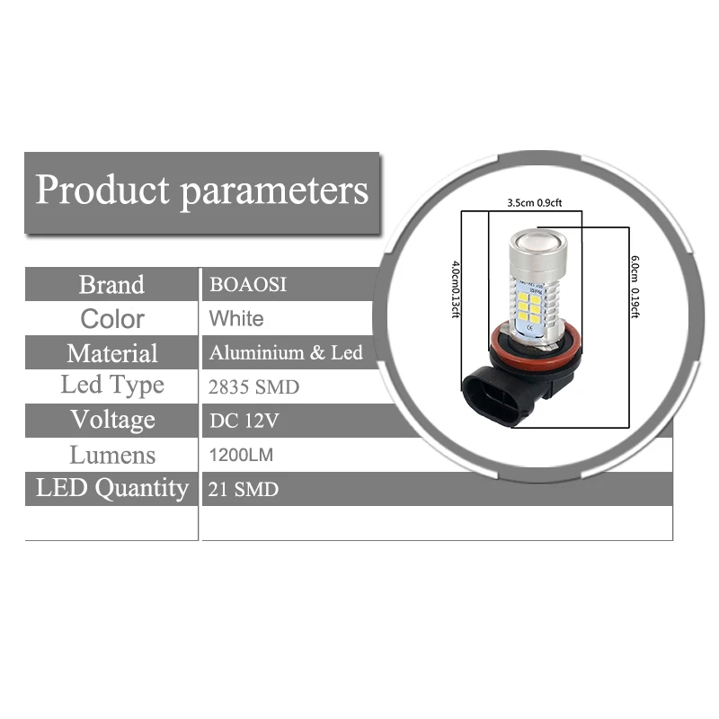 2pcs Car headlight H8 H11 HB3 9005 HB4 9006 running lights LED Car Fog Lamp headlight bulb car-styling 2pcs Car headlight H8 H11 HB3 9005 HB4 9006 running lights LED Car Fog Lamp headlight bulb car-styling
