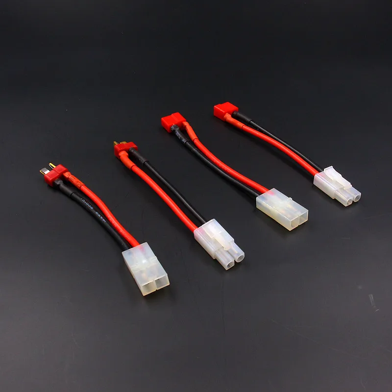 T коннектор Deans образный переходник в большой Tamiya папа мама 14AWG 10 см мягкий