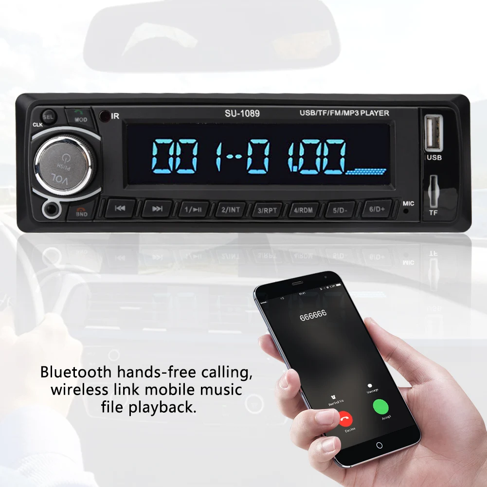 Абсолютно SOONHUA Bluetooth MP3 плеер hd-навигатор для автомобиля MP3-плееры аудио радио Автомобильный мультимедийный MP3-плееры