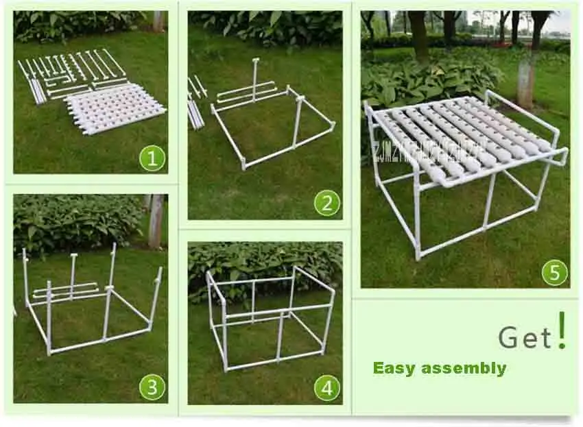 H8001 портативное Горизонтальное восьмитрубное соильное оборудование для посадки набор Балконная гидропонная, для растений полка для посадки 3 мм