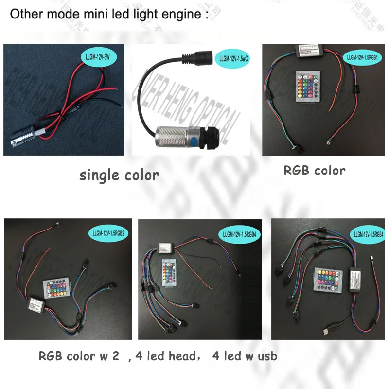 Приложение/ИК управление 12 в 3 Вт многоцветный RGB волоконно-оптический светодиодный светильник двигатель с APP управление автомобиля