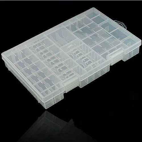 

Multi-function AAA AA C D 9V Battery Holder Hard Plastic Case Storage Box Racks