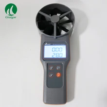 AZ-8916 10 см температура лопасти и Анемометр измеряет скорость воздуха объем тестер температуры AZ8916