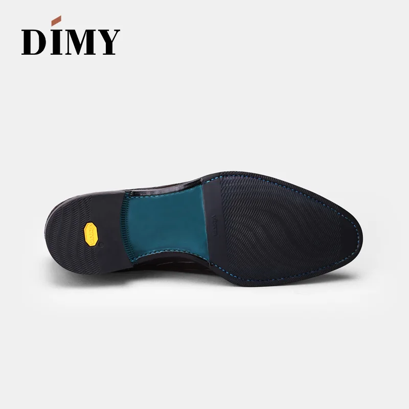 DIMY/мужские кожаные туфли ручной работы под заказ модельные повседневные Модные