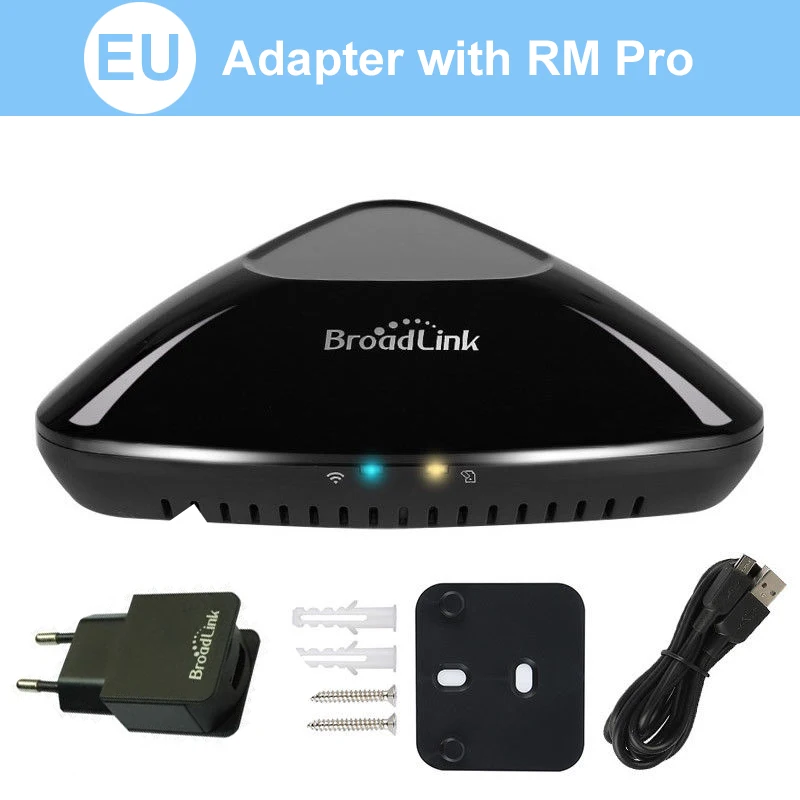 Broadlink RM33Pro умный дом Domotica Универсальный пульт управления wifi+ IR+ RF пульт дистанционного управления для Google Home Alexa IOS Android - Комплект: RM Pro EU Standard