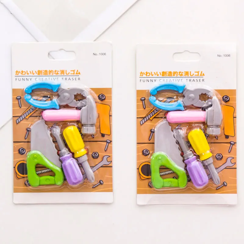 

Creative Hammer Clamp Screw Repair Tool Series Rubber Suit, Lovely Student Stationery Rubber Cover