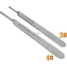 Ювелирные изделия инструменты резиновая форма режущие лезвия нож ручка хирургические лезвия ручка № 3 Длина 125 мм 200 шт./партия