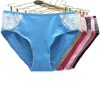 

6Pcs/lot 95% Cotton Briefs Comfortable And Breathable Ladies Underwear Solid Color Sipmle Style Panties Plus Size Mommy Pants