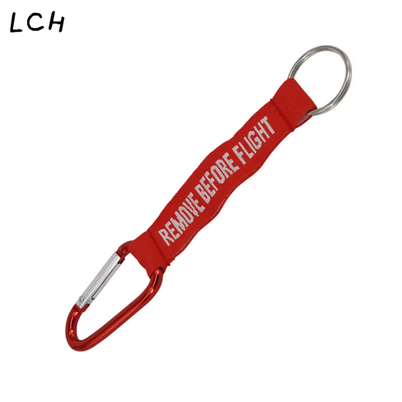 Remove Before Flight цепочка для ключей красный брелок тканый письмо ювелирные изделия