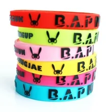 6 шт./лот KPOP БАТ MATOKI зело член YONGGUK силиконовый браслет X6 подарок