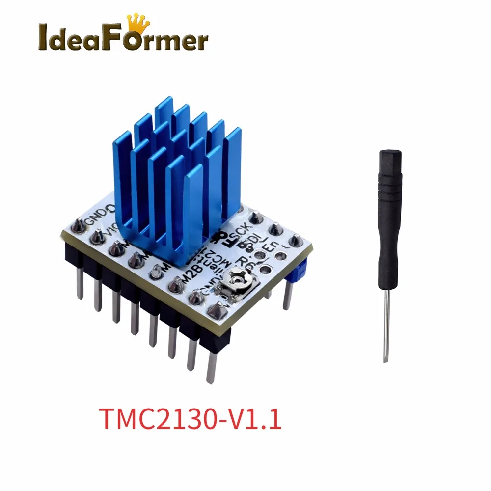 Шаговый двигатель TMC2130 V1.1 V1.2 SPI бесшумный драйвер StepStick тихая Отличная защита