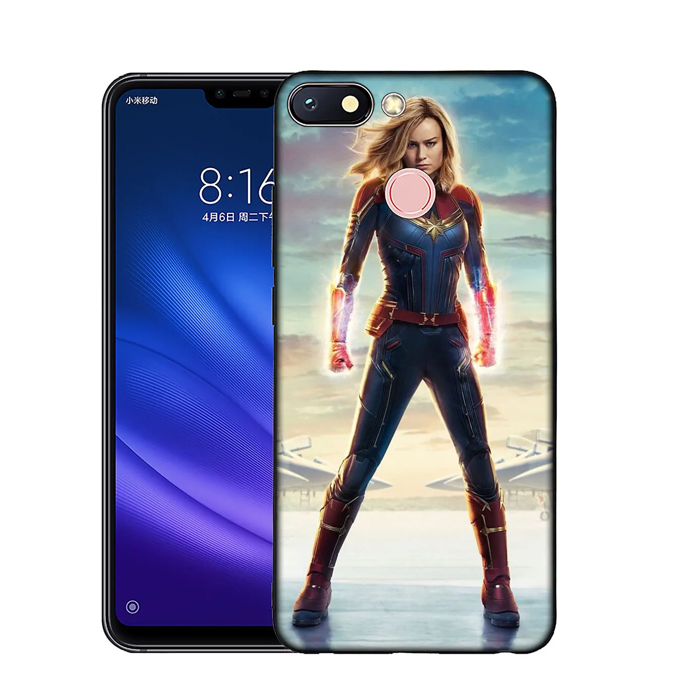IYICAO Captain marvel Colorful Soft Silicone Case for Xiaomi Mi 9 8 A2 Lite A1 6 pocophone f1 MAX 3 mi9 mi8 mia2