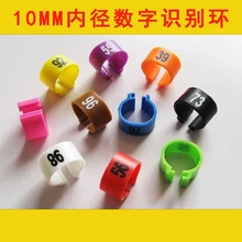 Товары для обучения голубей пластиковые кольца для голубей ножные кольца идентификация голубей ленты 10 мм Большой