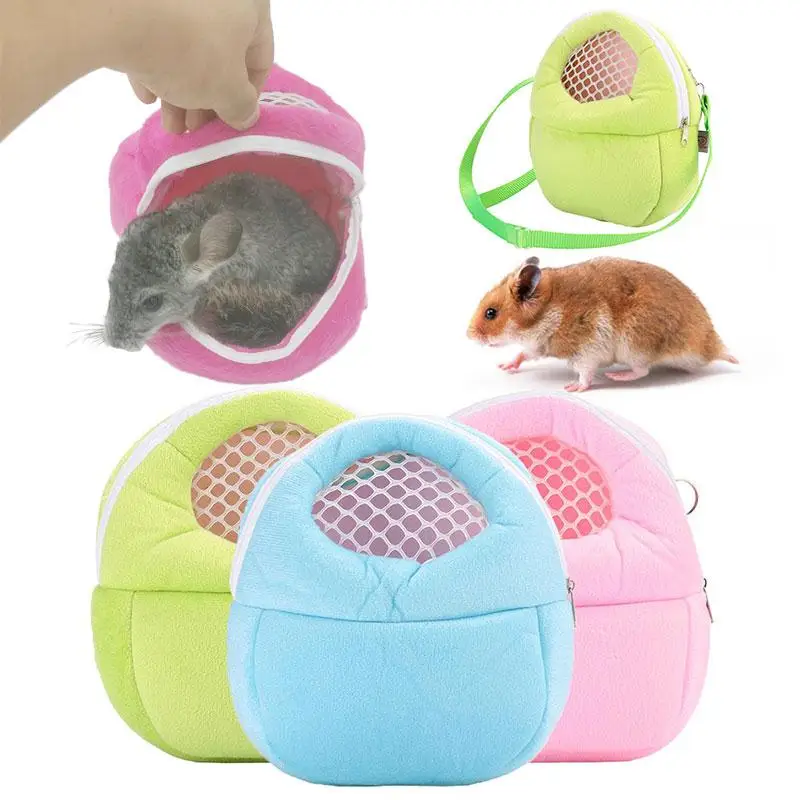 Small Pet Rat Hamster Hedgehog Chinchilla Ferret Carrier Warm Hanging Bag Supply 