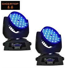 Низкий уровень шума, 2 шт./партия, 108x3 Вт, светодиодный фонарь с подвижной головкой, высокое качество, RGBW, светодиодный фонарь с движущейся головкой, дизайн, DMX, светодиодный движущаяся головка