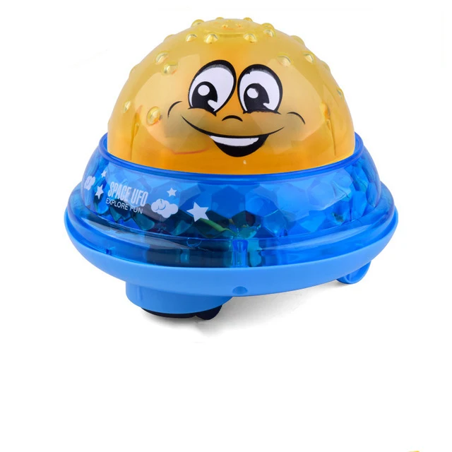 1pcs Bath Toys Spray Water Light Rotate with Shower Pool ToysToddler Swimming pool Party Bathroom LED Light Toys For children