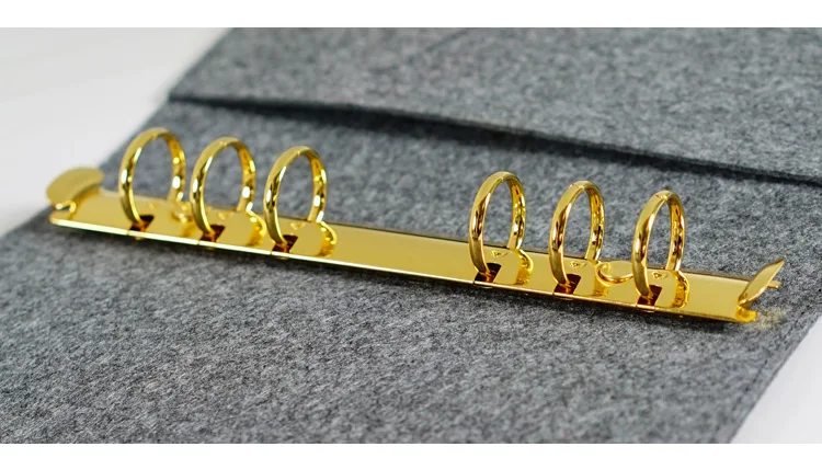 Корейский Kawaii Cat kpop золотой цвет связующее кольцо планировщик войлочное покрывало личный планировщик дня молочный блокнот-органайзер A5 A6