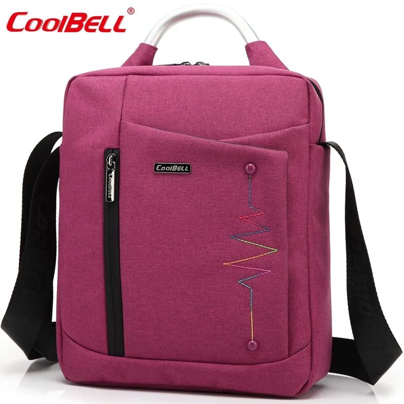 

Cool Bell tablet Bag for iPad Air 2 3 iPad Mini iPad 4 Men Women Ultrabook Laptop Bag for 8,10.6,12.4 inch  Briefcase messenger