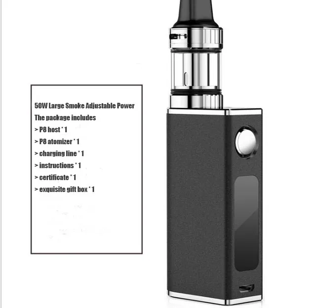 E cigarette smoke 50W taste type steam smoke cessation device smoking electronic cigarettein