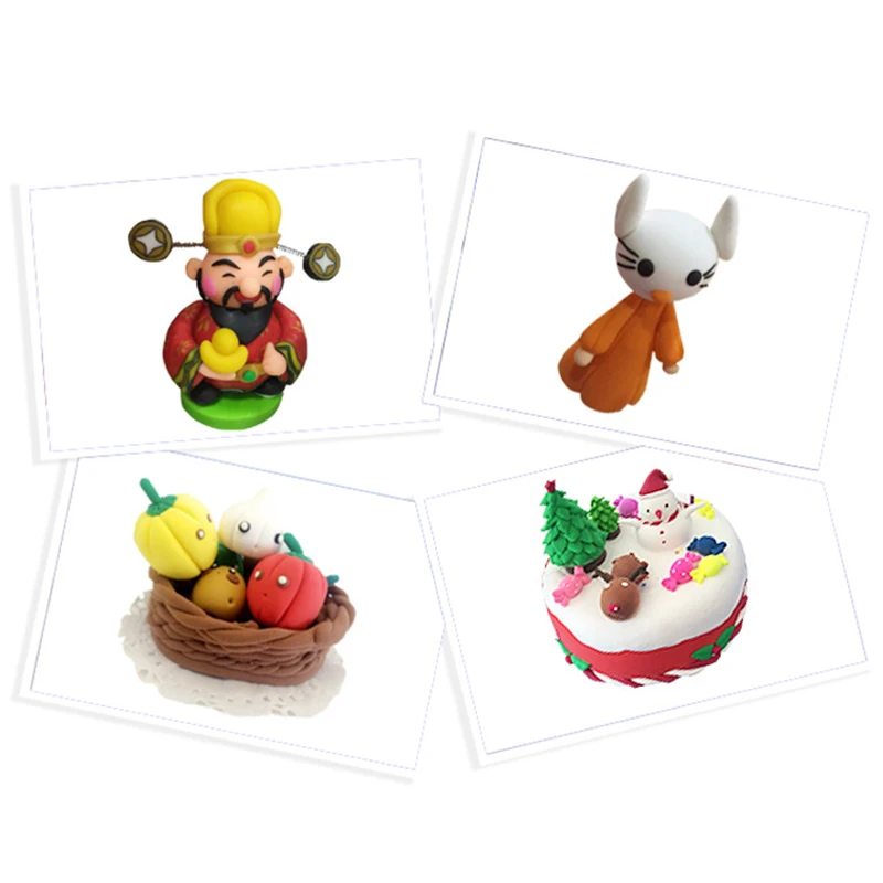 12 цветов Детская запеченная глина/Sculpey моделирование Полимерная глина/мягкий