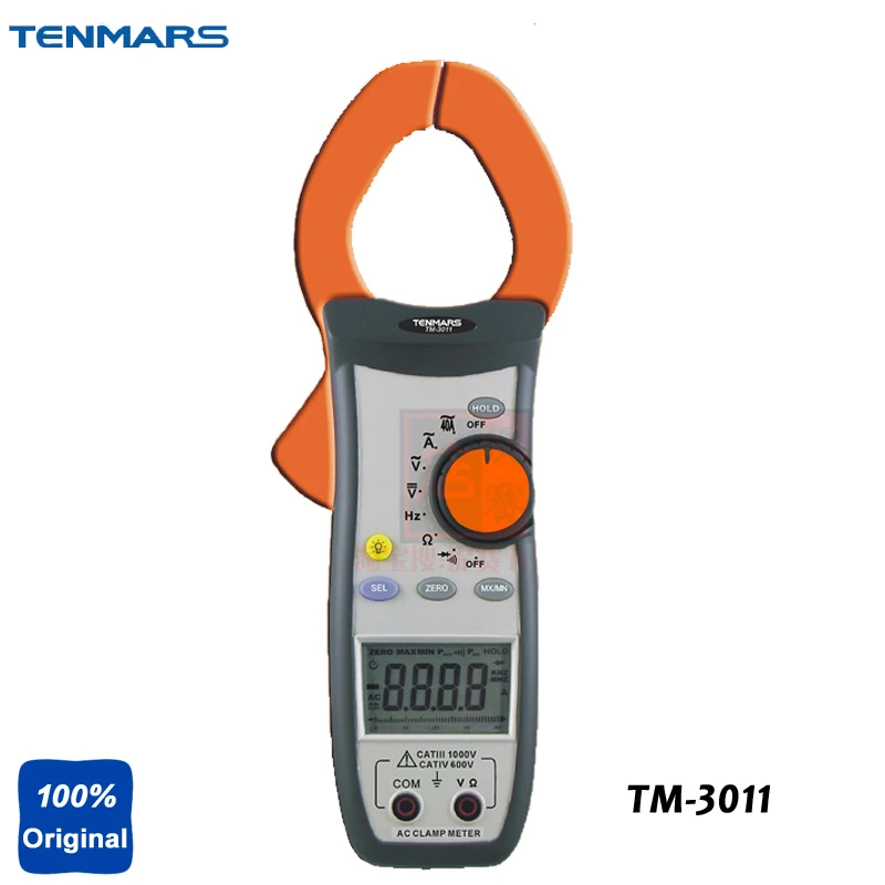 TM-3011 портативный цифровой ACV, ACA, DCV, сопротивление, частота, диод, зажим для тестера непрерывности