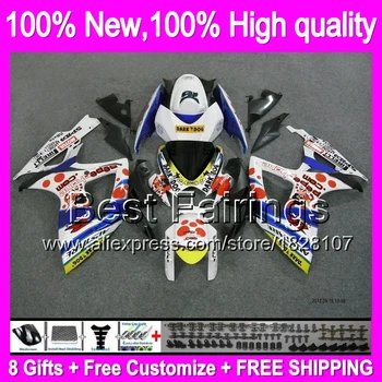 

Fairing Pepephone red For SUZUKI GSXR 600 750 06 07 GSXR750 06-07 3B822 Blue white GSXR600 K6 R750 GSX R600 2006 2007 +Decal